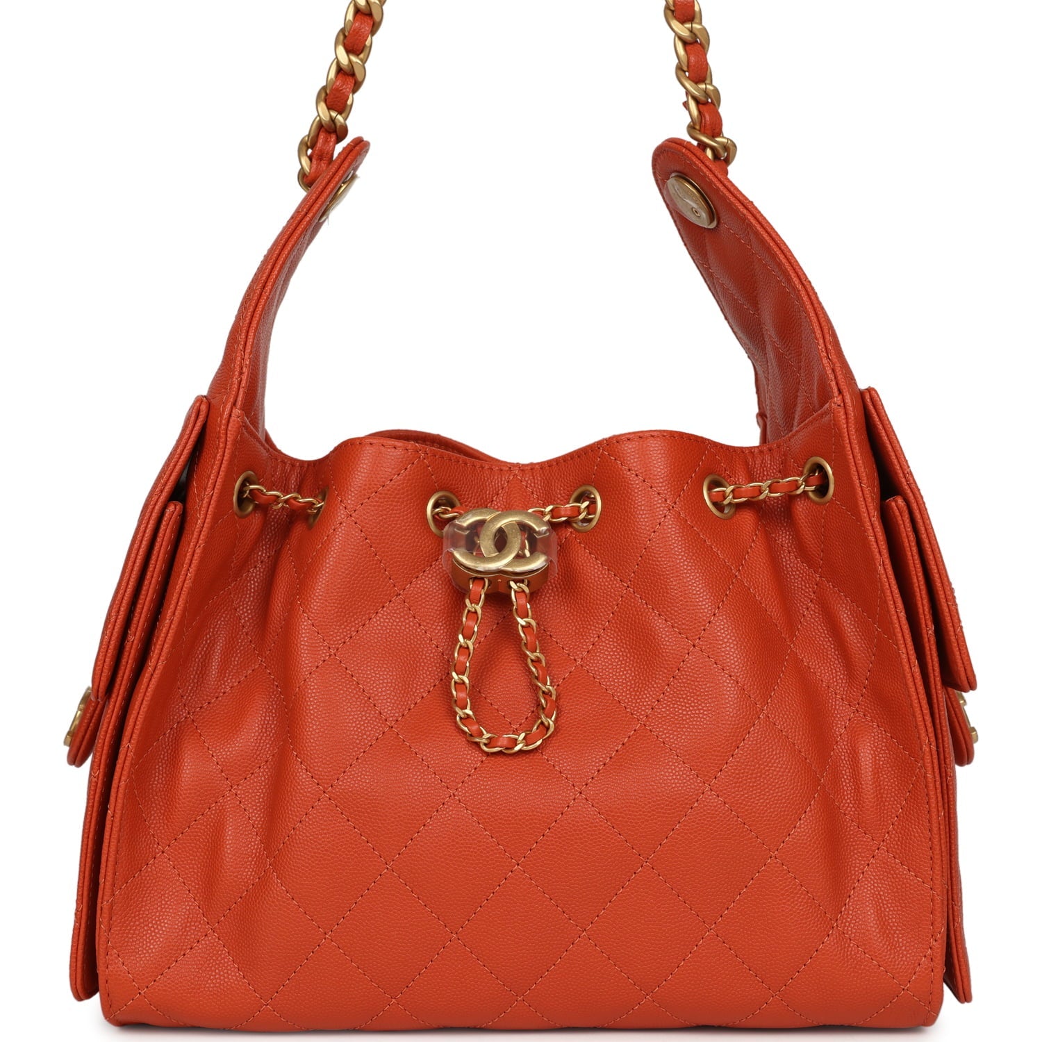 chanel-small-25-hobo-bag-dark-orange-caviar-antique-gold-metal-3