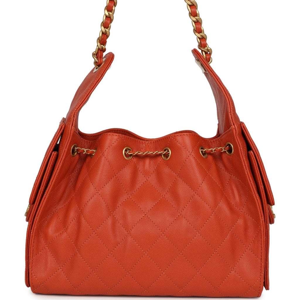 chanel-small-25-hobo-bag-dark-orange-caviar-antique-gold-metal-3