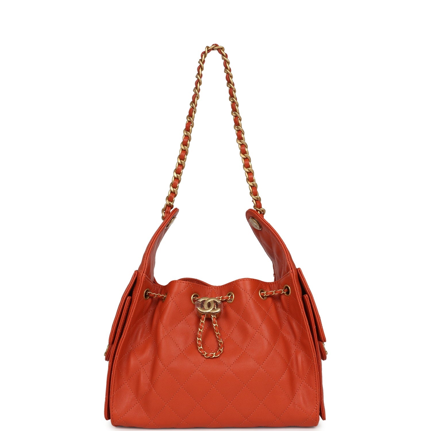 chanel-small-25-hobo-bag-dark-orange-caviar-antique-gold-metal-3