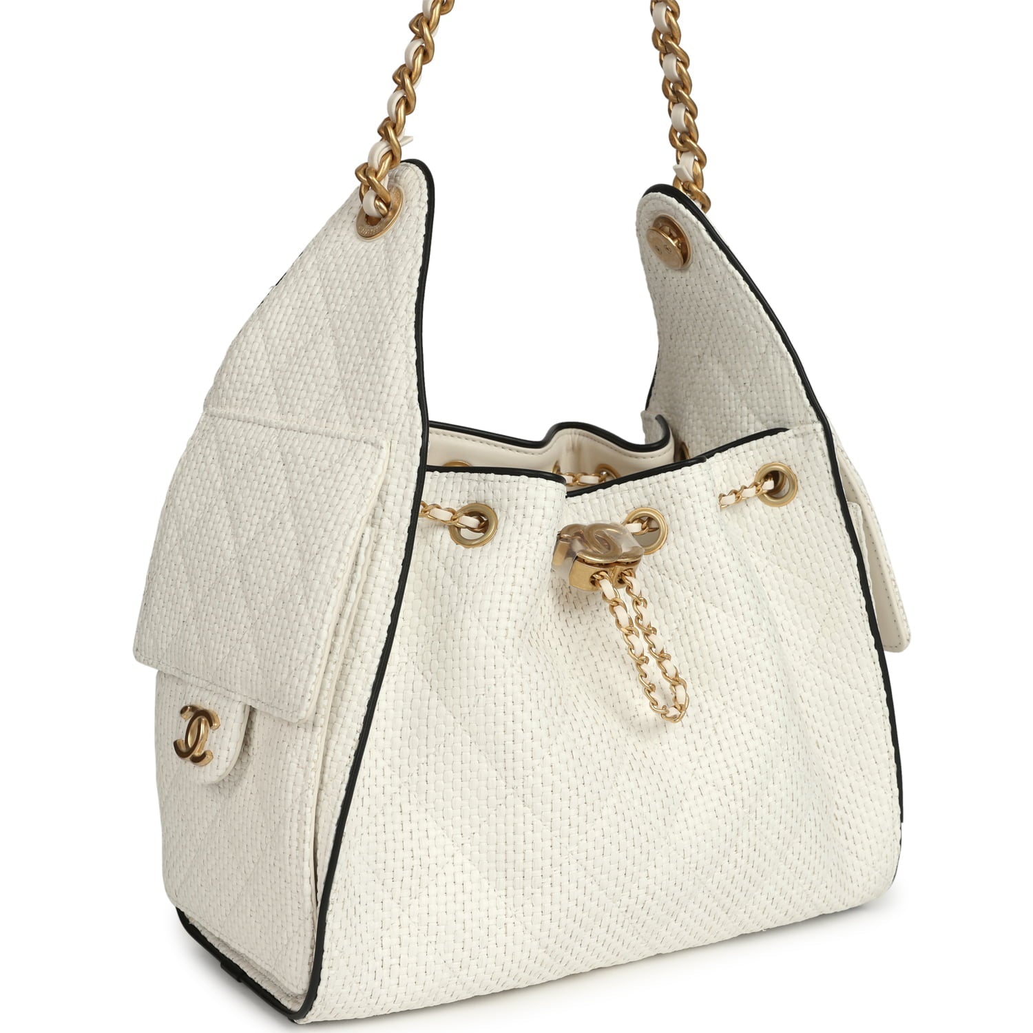 chanel-small-25-hobo-bag-white-raffia-and-black-calfskin-antique-gold-metal-2