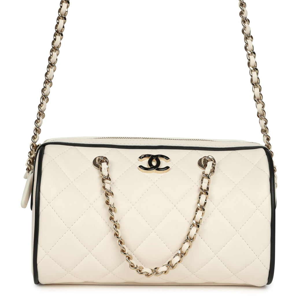 chanel-mini-timeless-classic-barrel-bag-with-chain-white-and-black-lambskin-light-gold-metal