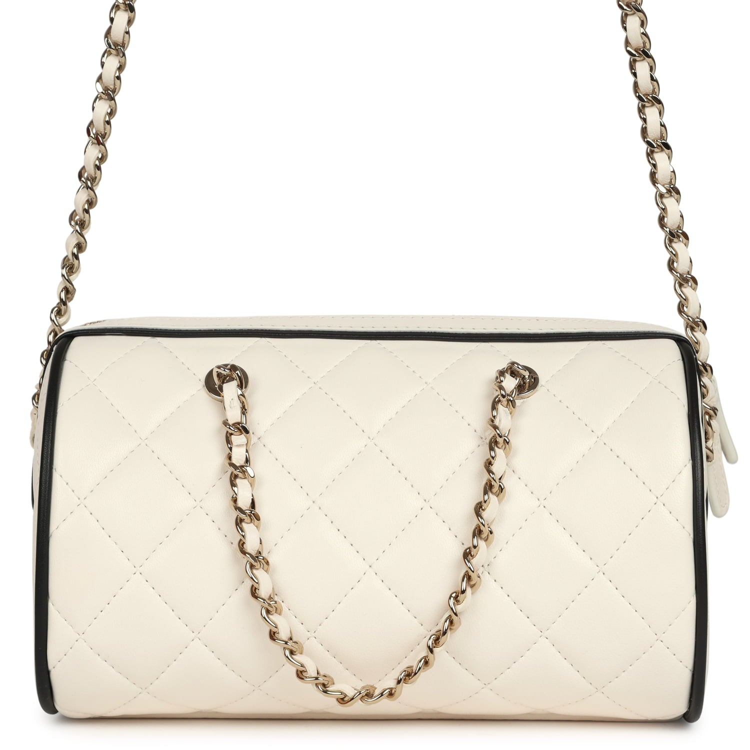 chanel-mini-timeless-classic-barrel-bag-with-chain-white-and-black-lambskin-light-gold-metal