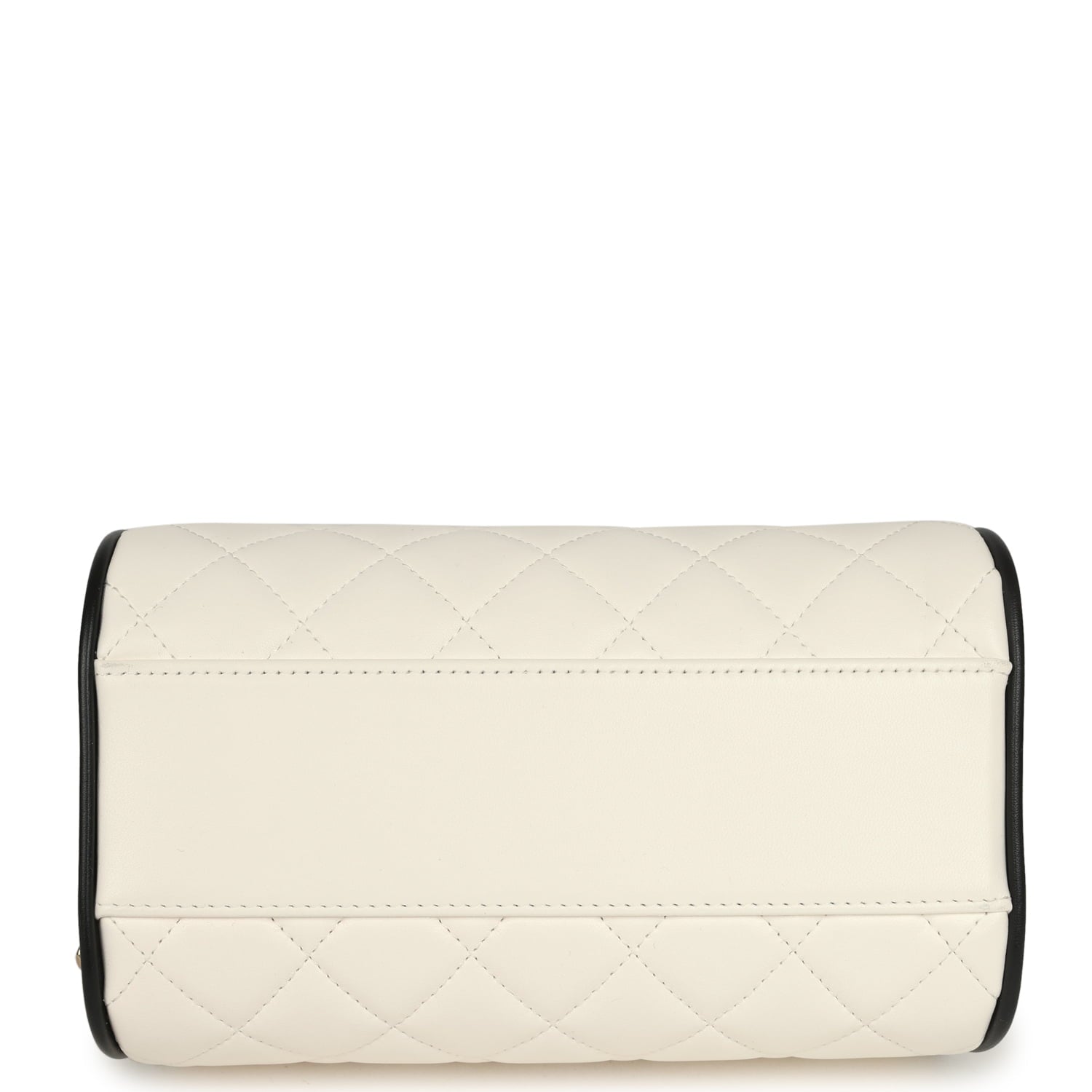 chanel-mini-timeless-classic-barrel-bag-with-chain-white-and-black-lambskin-light-gold-metal