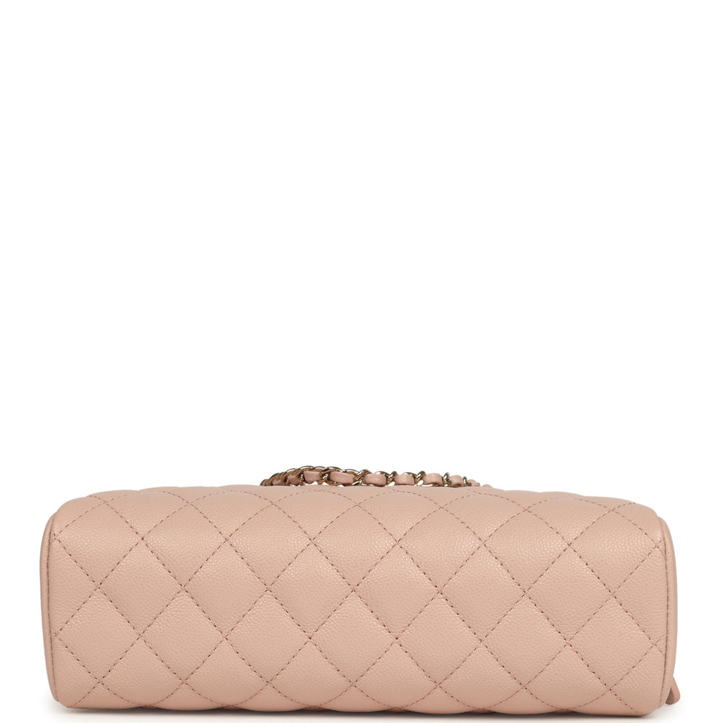 chanel-small-bowling-clutch-with-chain-straps-pink-shiny-caviar-light-gold-metal