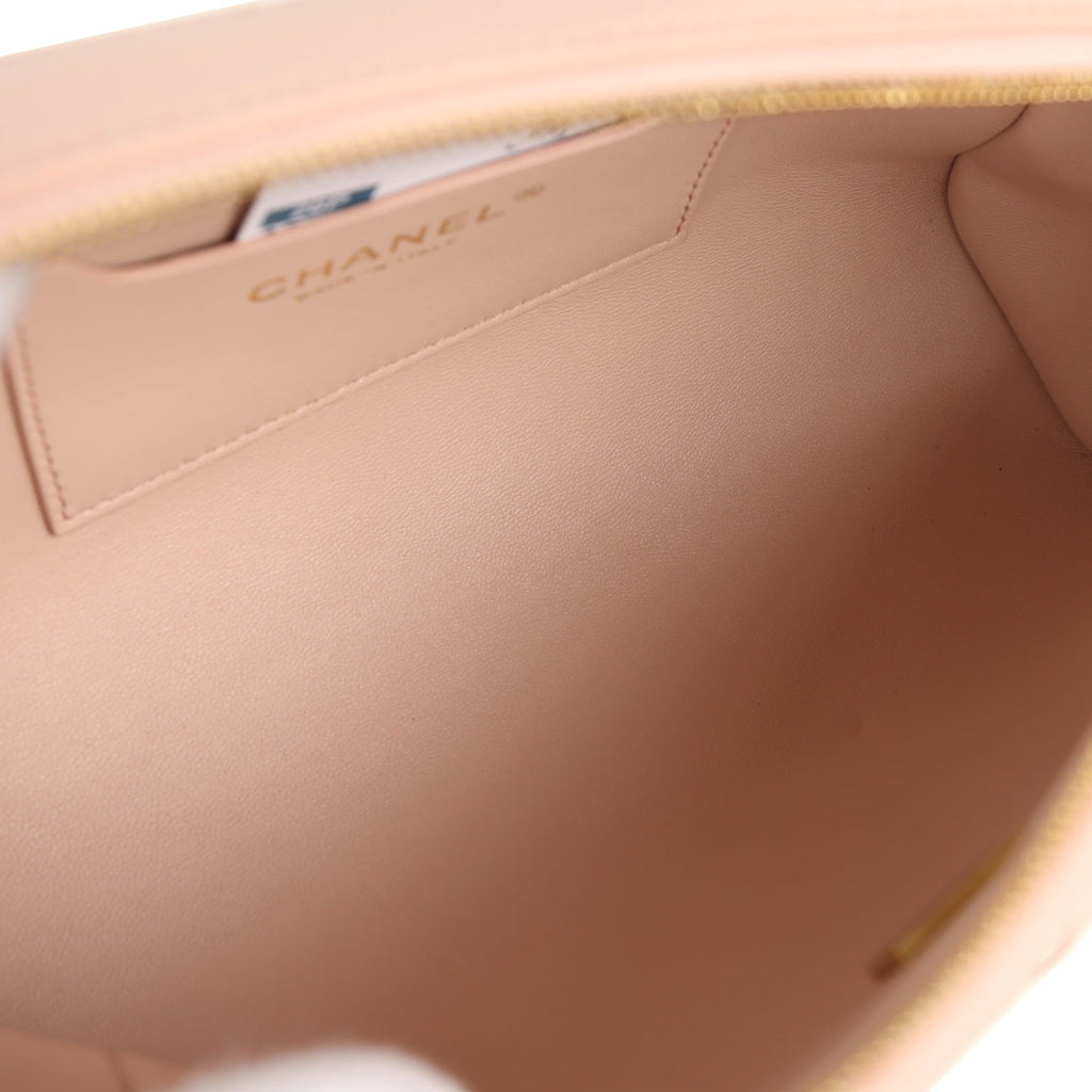 chanel-small-bowling-clutch-with-chain-straps-pink-shiny-caviar-light-gold-metal