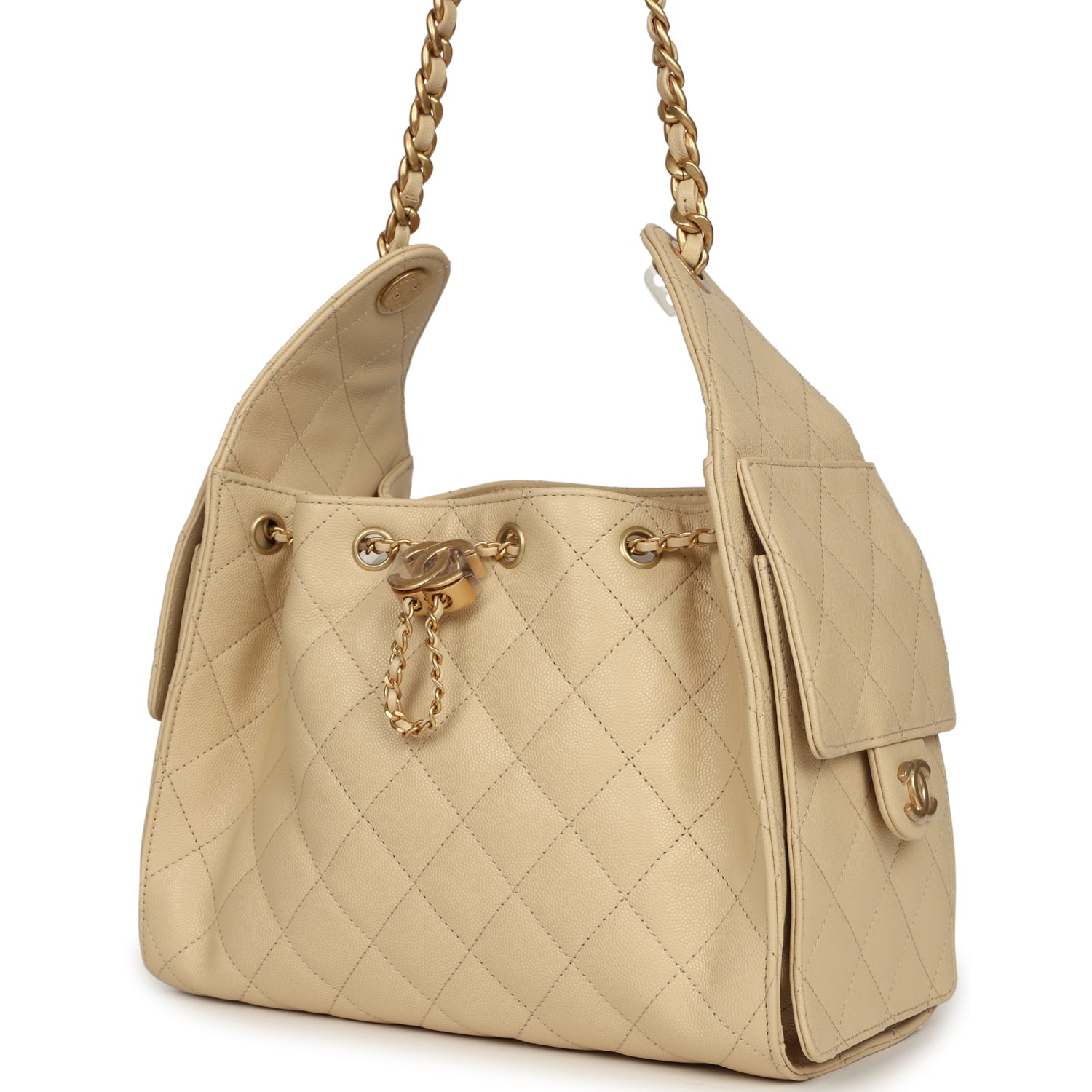 chanel-small-25-hobo-bag-light-beige-caviar-antique-gold-metal-4