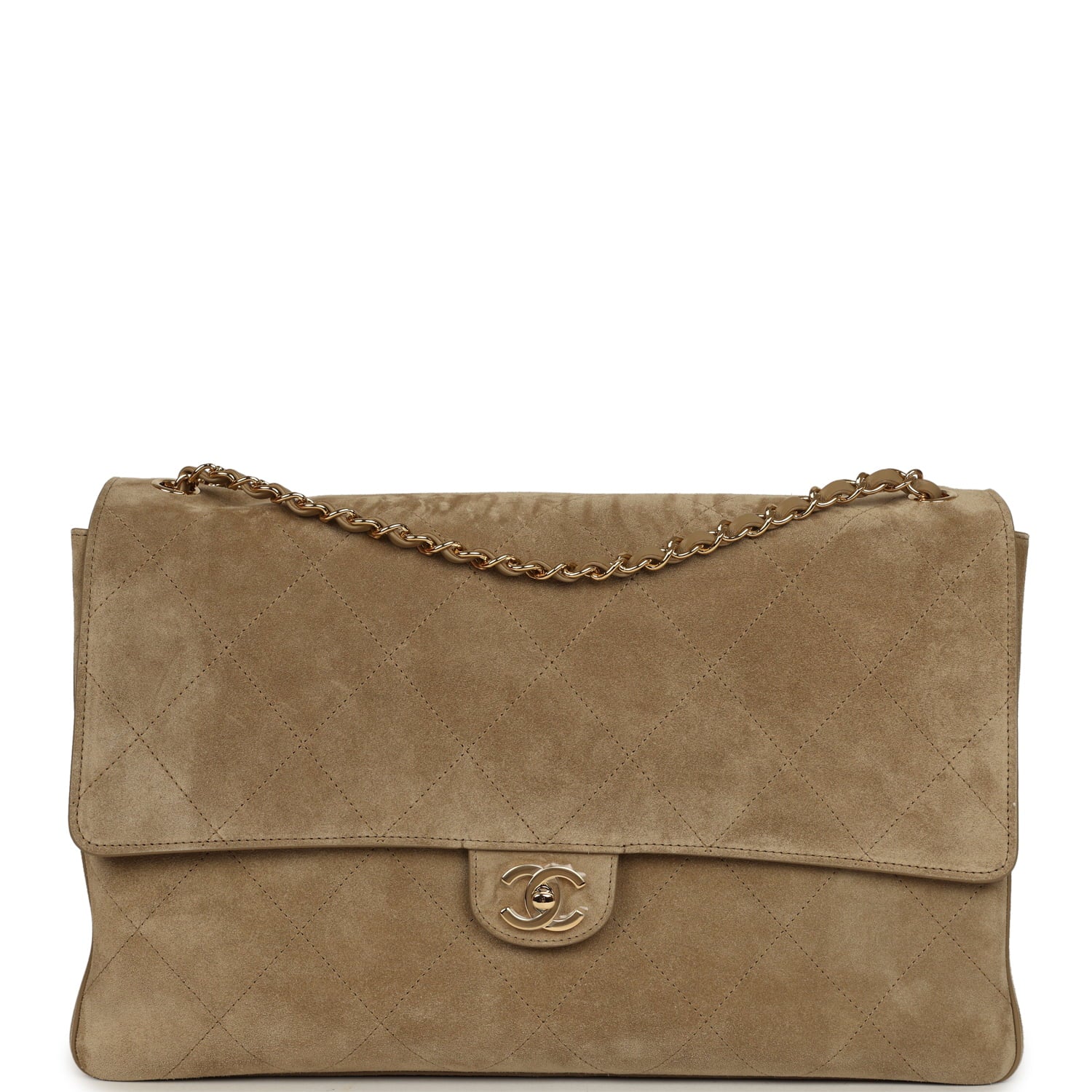 chanel-maxi-souplissimo-large-flap-bag-dark-beige-suede-gold-metal