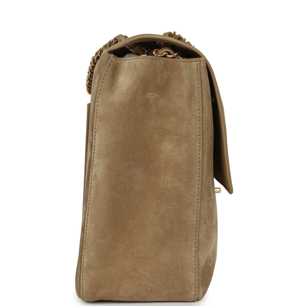 chanel-maxi-souplissimo-large-flap-bag-dark-beige-suede-gold-metal
