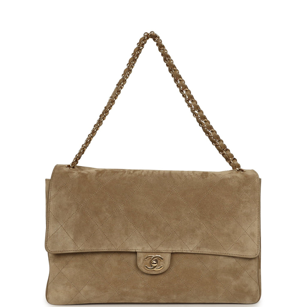chanel-maxi-souplissimo-large-flap-bag-dark-beige-suede-gold-metal