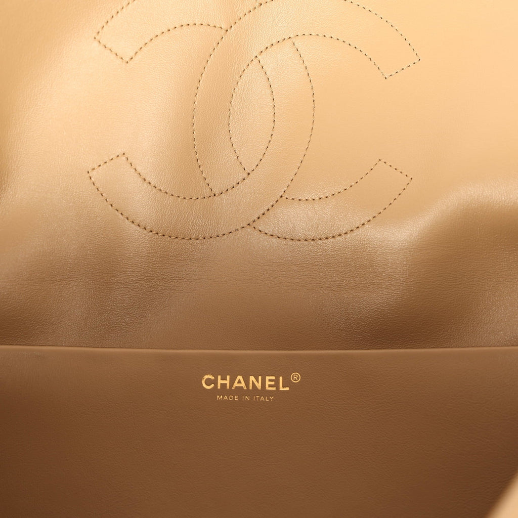 chanel-maxi-souplissimo-large-flap-bag-dark-beige-suede-gold-metal