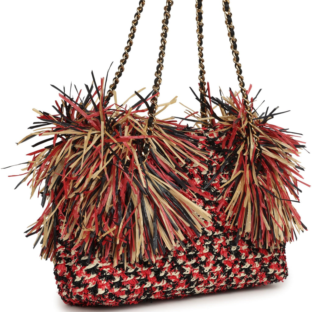 chanel-small-cc-shopping-bag-red-beige-black-braided-raffia-gold-metal