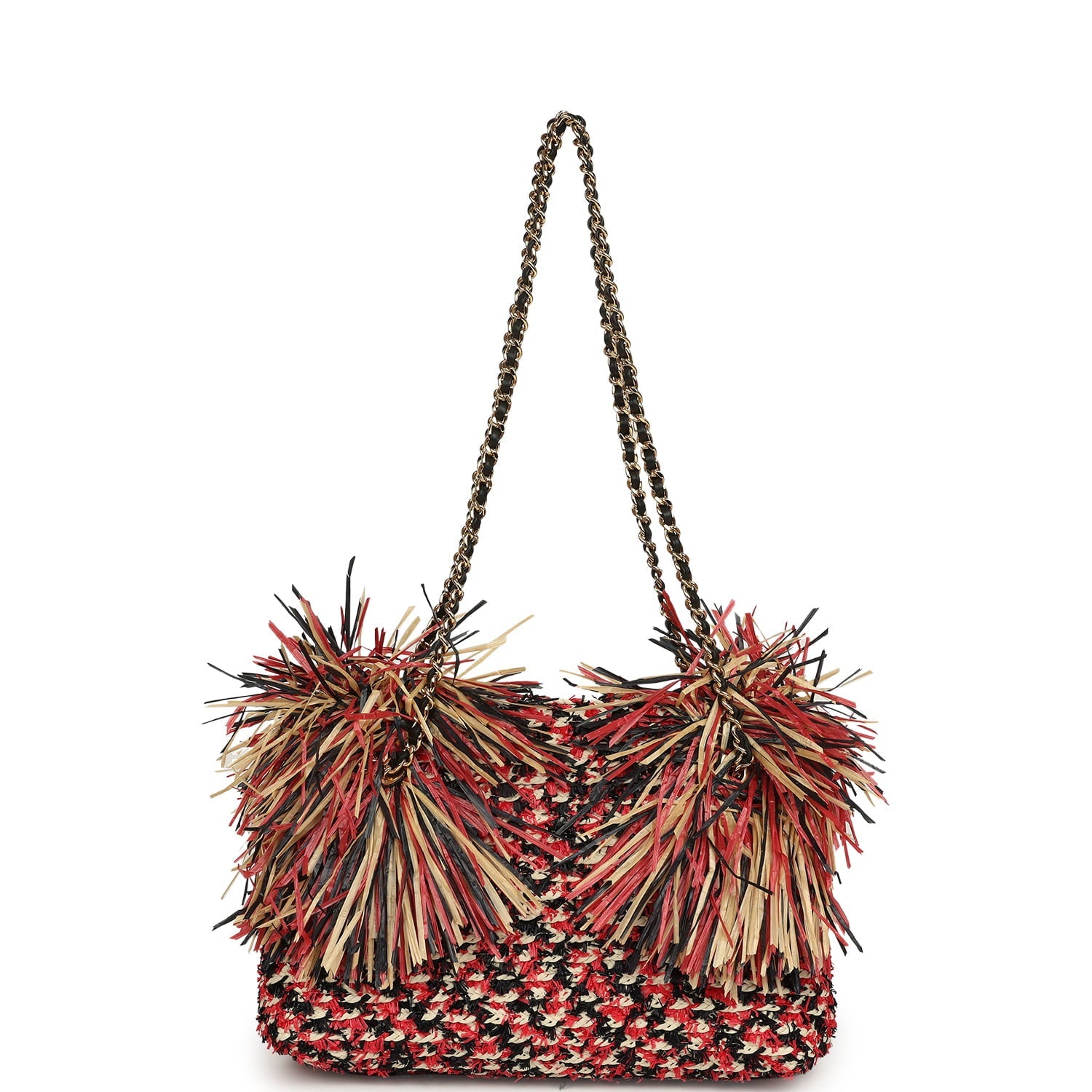 chanel-small-cc-shopping-bag-red-beige-black-braided-raffia-gold-metal