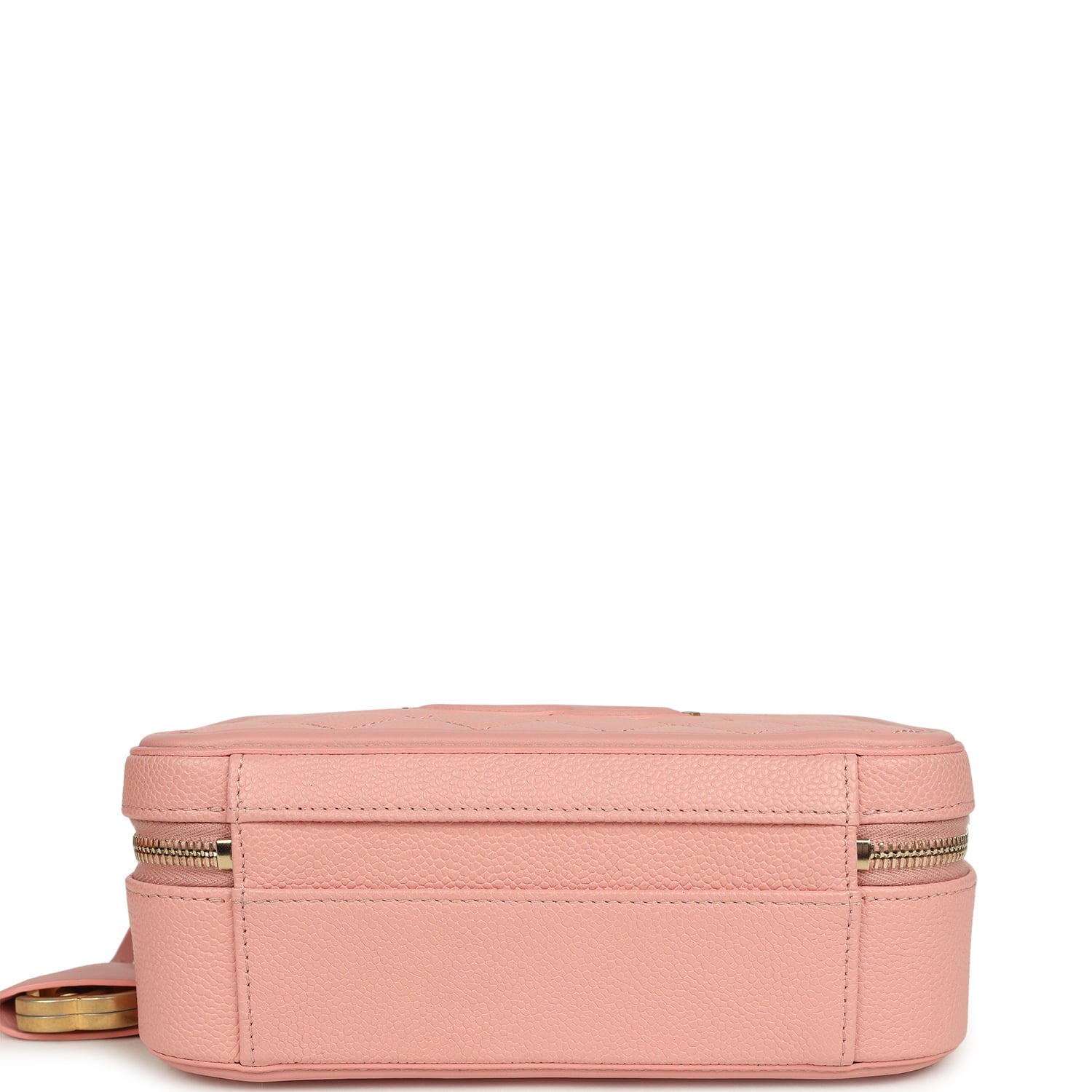 pre-owned-chanel-medium-cc-filigree-vanity-case-pink-caviar-brushed-gold-metal