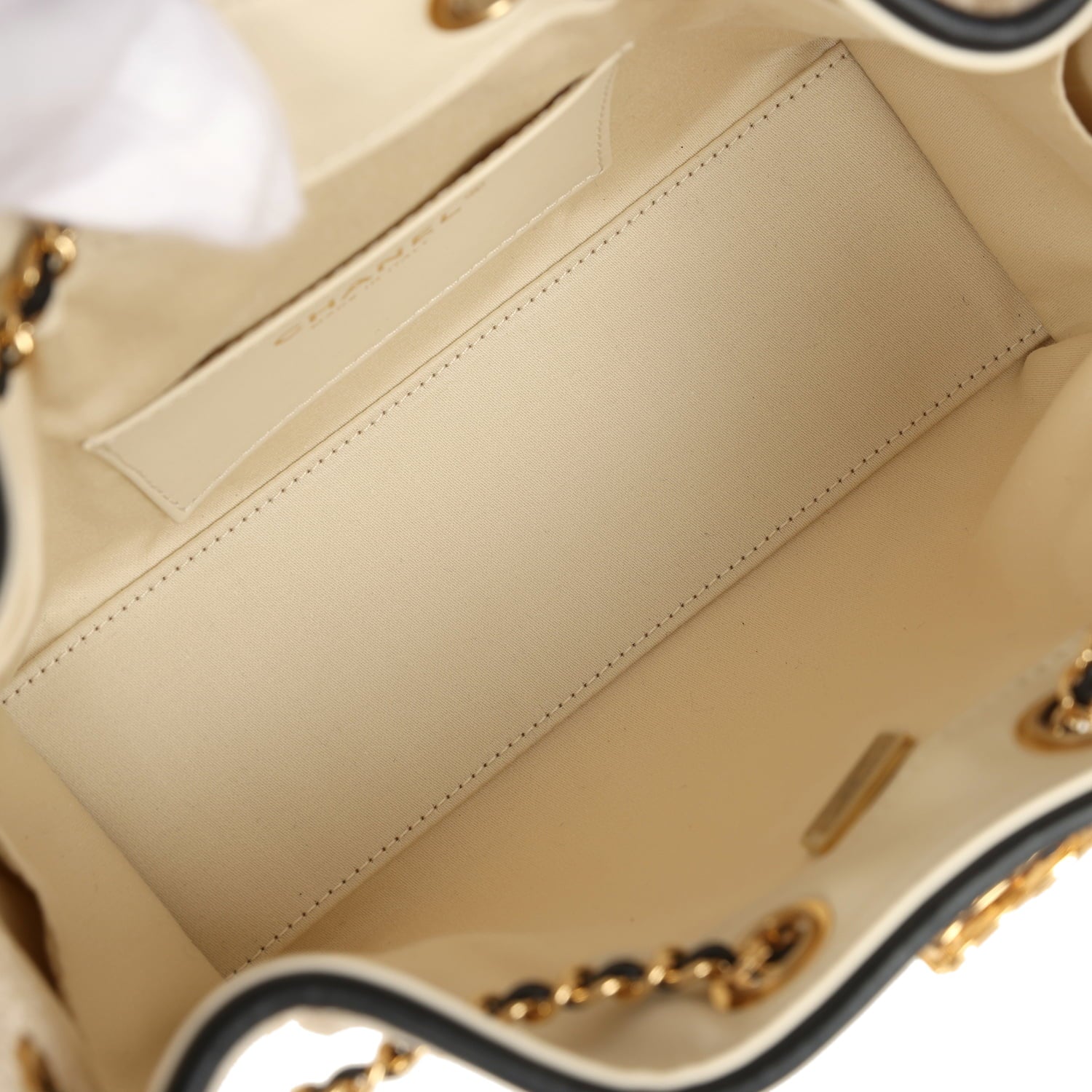 chanel-mini-25-hobo-bag-ecru-canvas-and-black-calfskin-gold-metal