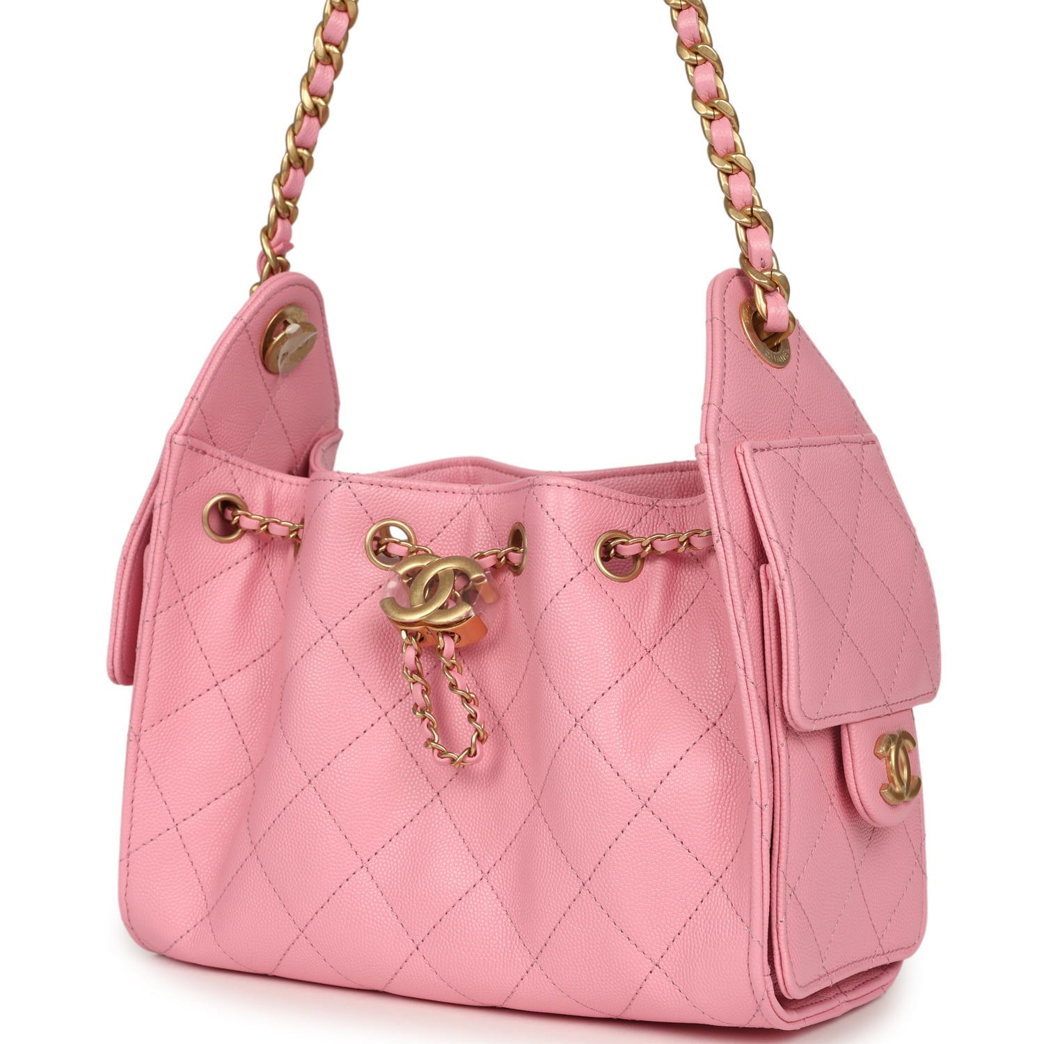 chanel-mini-25-hobo-bag-pink-caviar-antique-gold-metal
