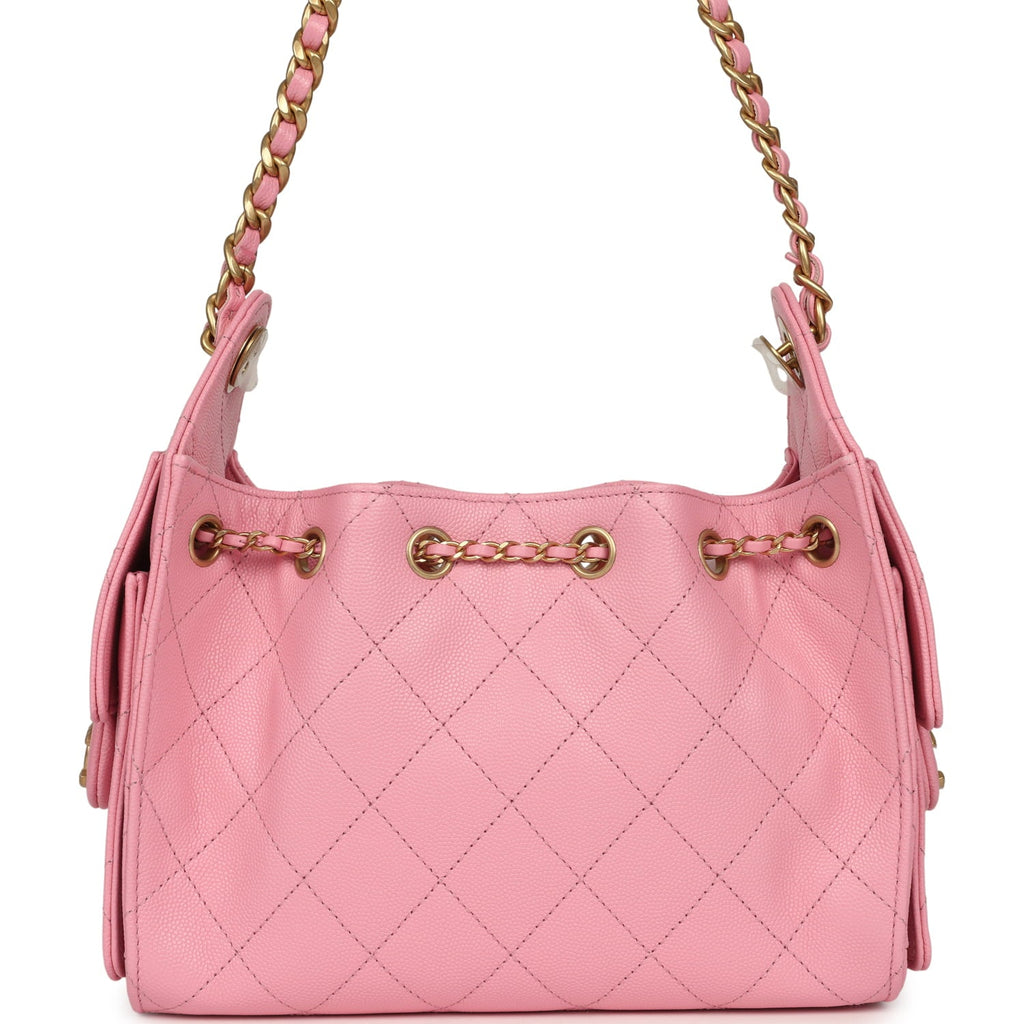 chanel-mini-25-hobo-bag-pink-caviar-antique-gold-metal