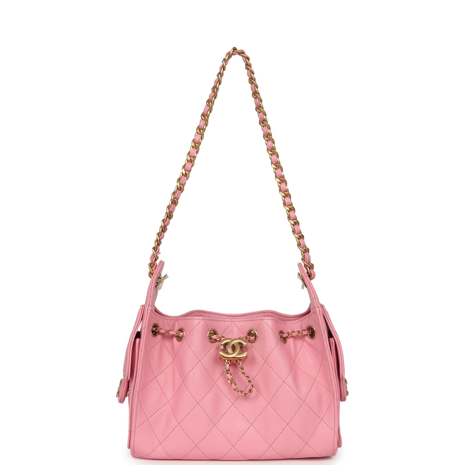 chanel-mini-25-hobo-bag-pink-caviar-antique-gold-metal