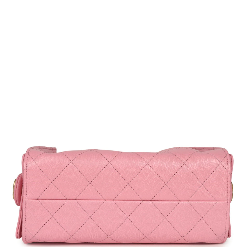 chanel-mini-25-hobo-bag-pink-caviar-antique-gold-metal