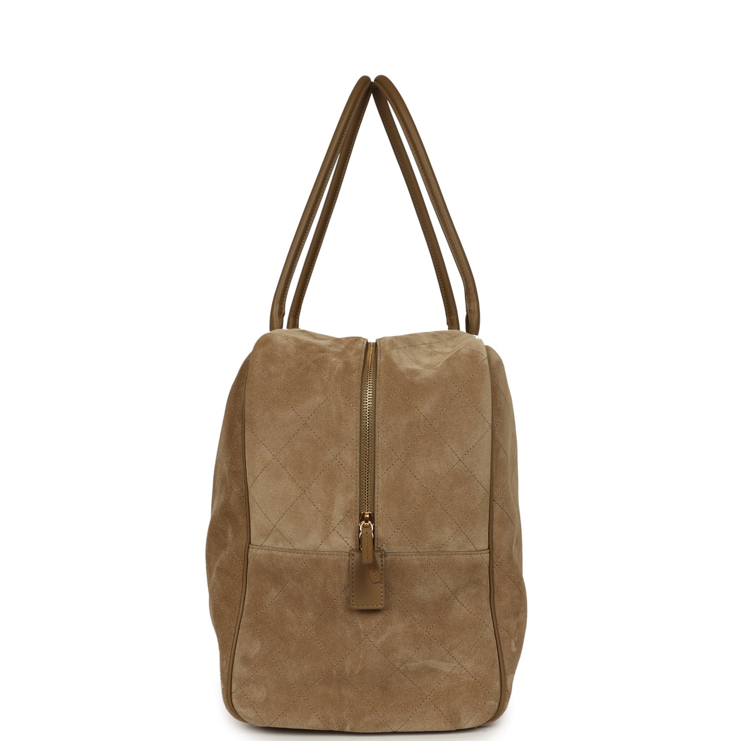 chanel-maxi-perfect-bowling-bag-dark-beige-suede-gold-metal