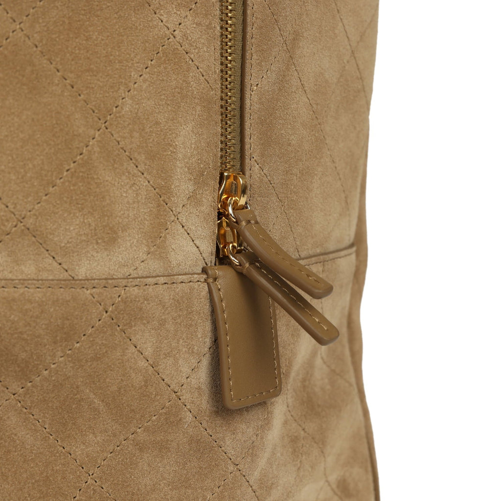 chanel-maxi-perfect-bowling-bag-dark-beige-suede-gold-metal