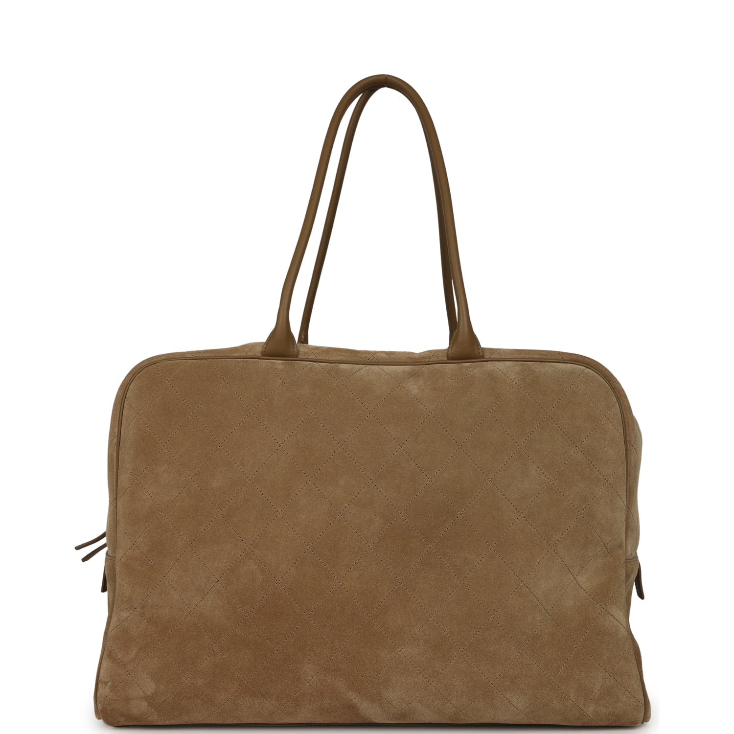 chanel-maxi-perfect-bowling-bag-dark-beige-suede-gold-metal