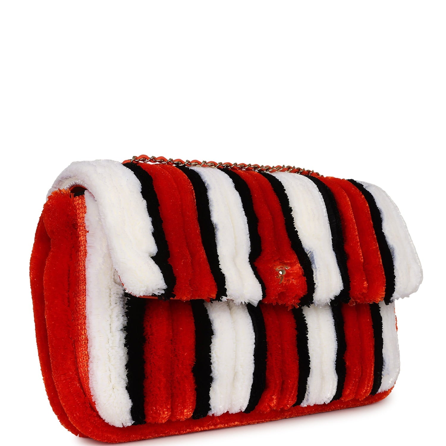 chanel-maxi-coco-beach-stripe-flap-bag-orange-white-and-black-raffia-gold-metal