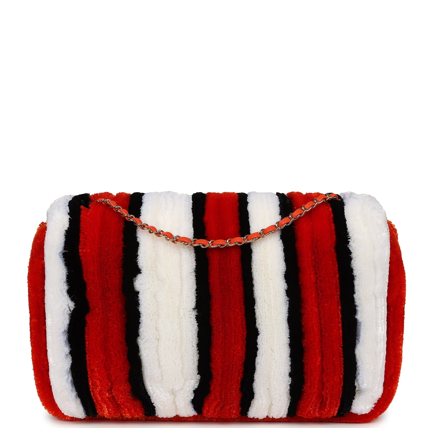 chanel-maxi-coco-beach-stripe-flap-bag-orange-white-and-black-raffia-gold-metal