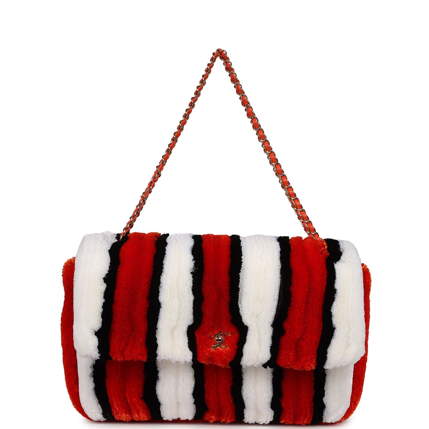 chanel-maxi-coco-beach-stripe-flap-bag-orange-white-and-black-raffia-gold-metal
