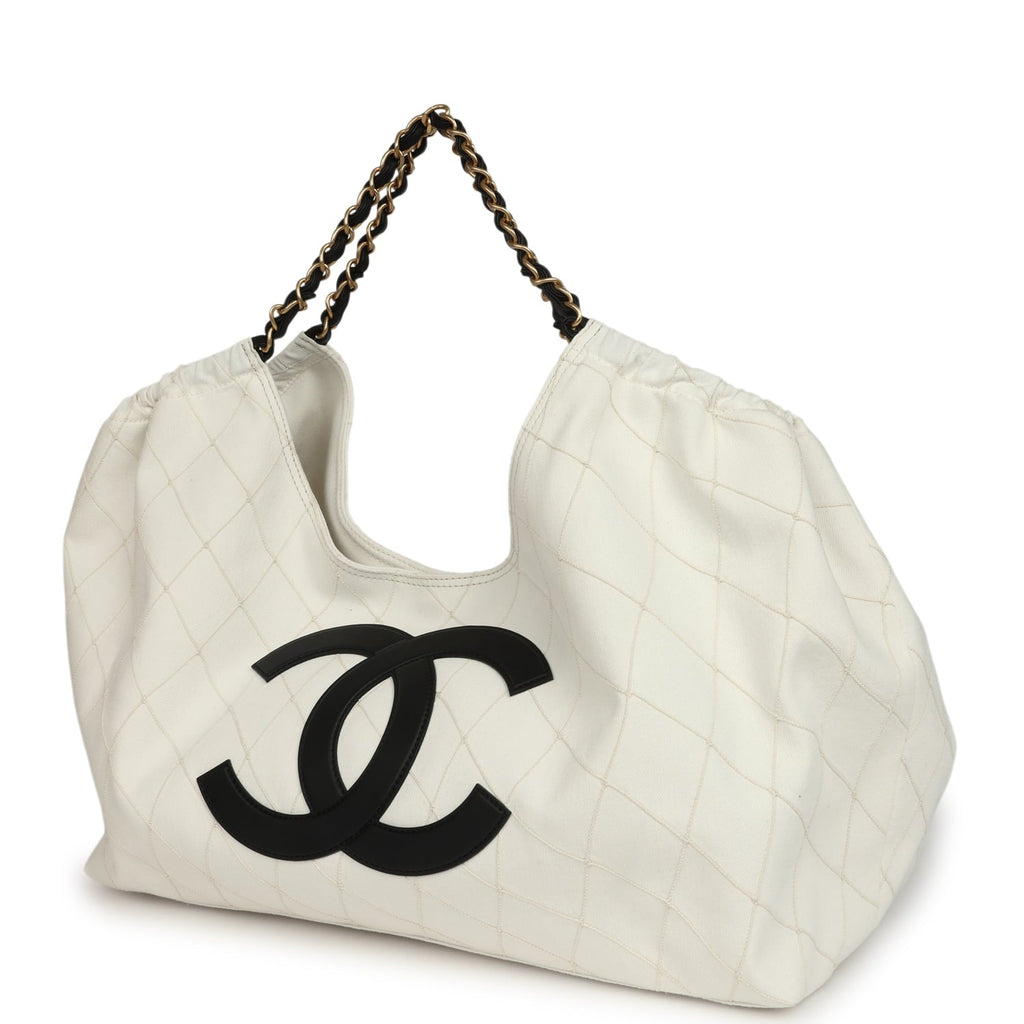 chanel-maxi-coco-beach-cambon-hobo-bag-white-denim-and-black-calfskin-brushed-gold-metal
