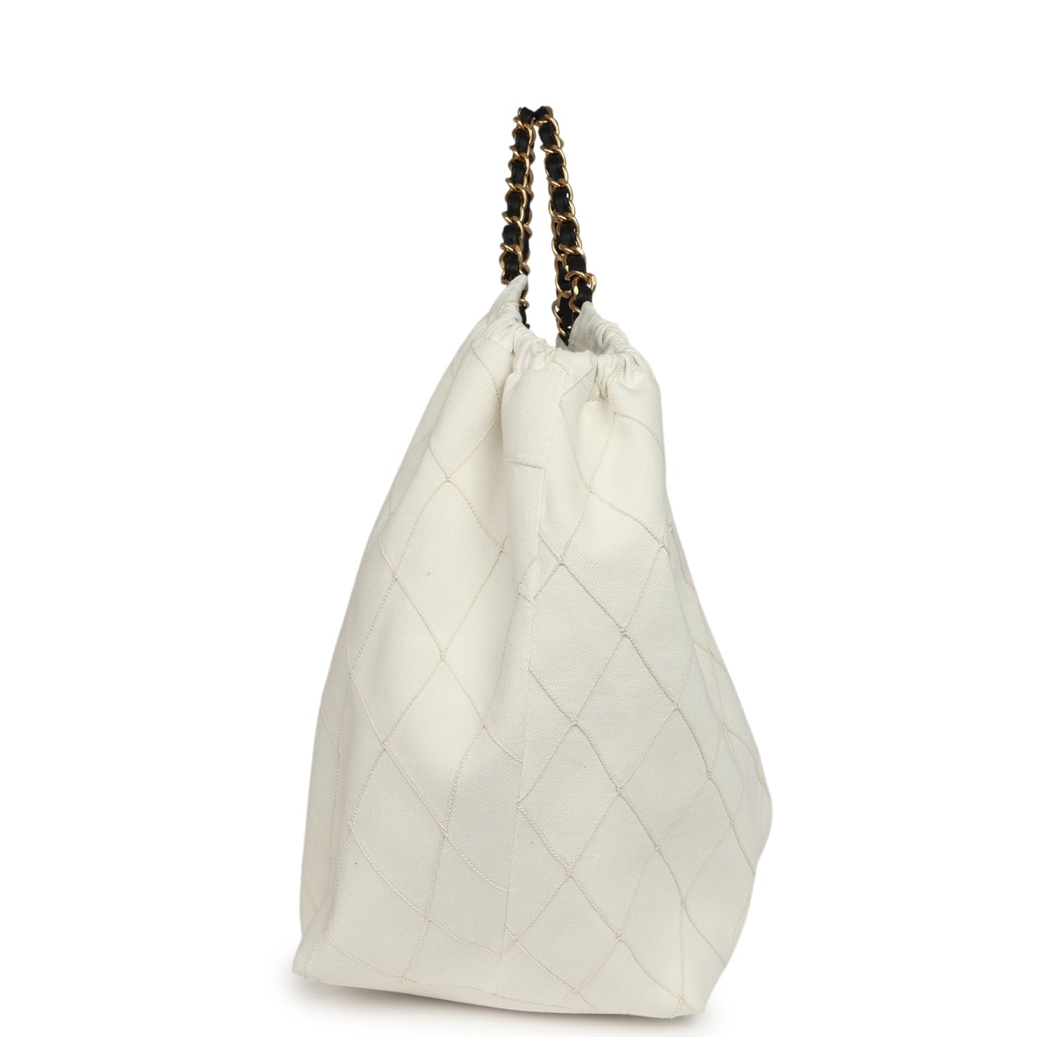 chanel-maxi-coco-beach-cambon-hobo-bag-white-denim-and-black-calfskin-brushed-gold-metal
