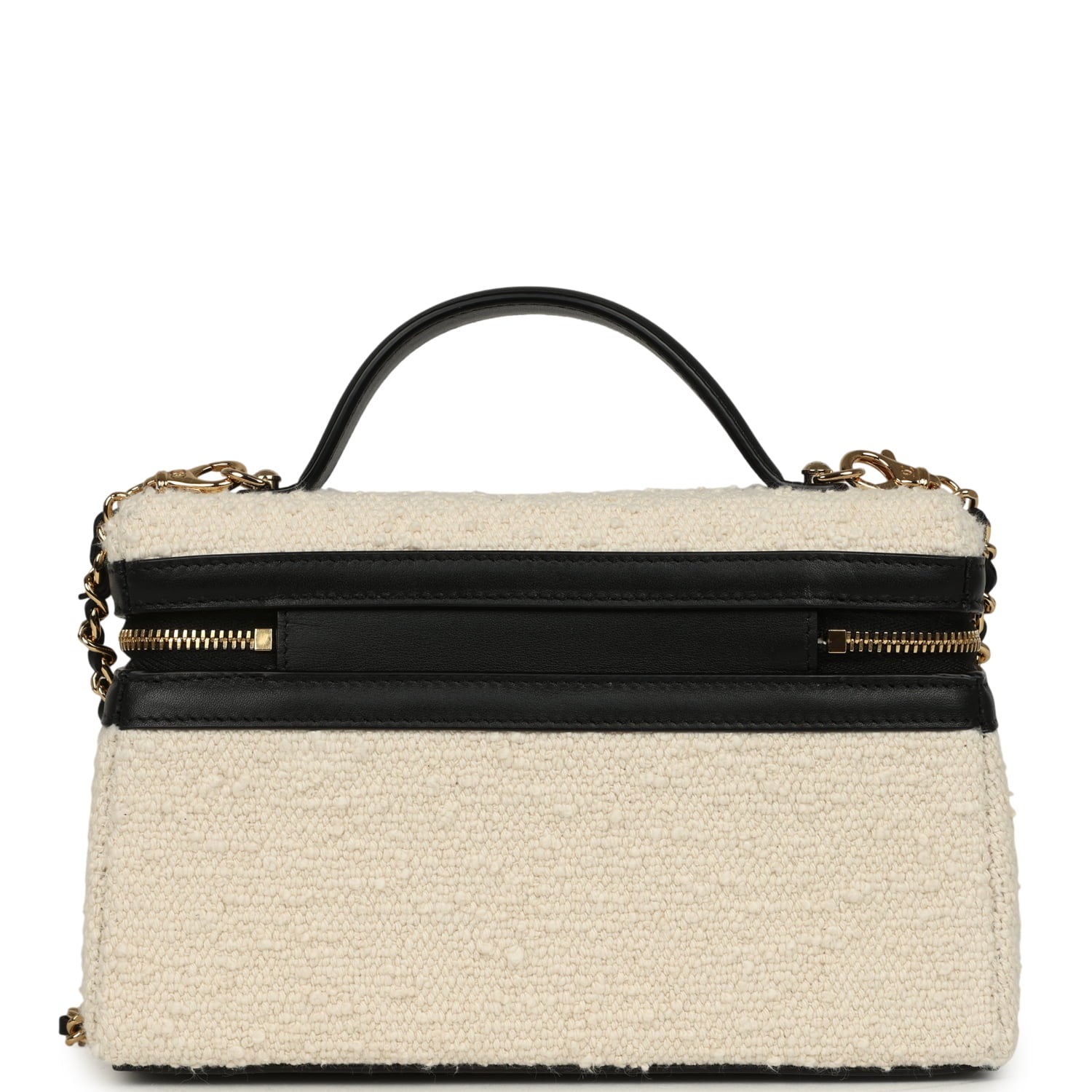 chanel-coco-beach-top-handle-long-vanity-case-with-chain-ecru-tweed-and-black-calfskin-gold-metal