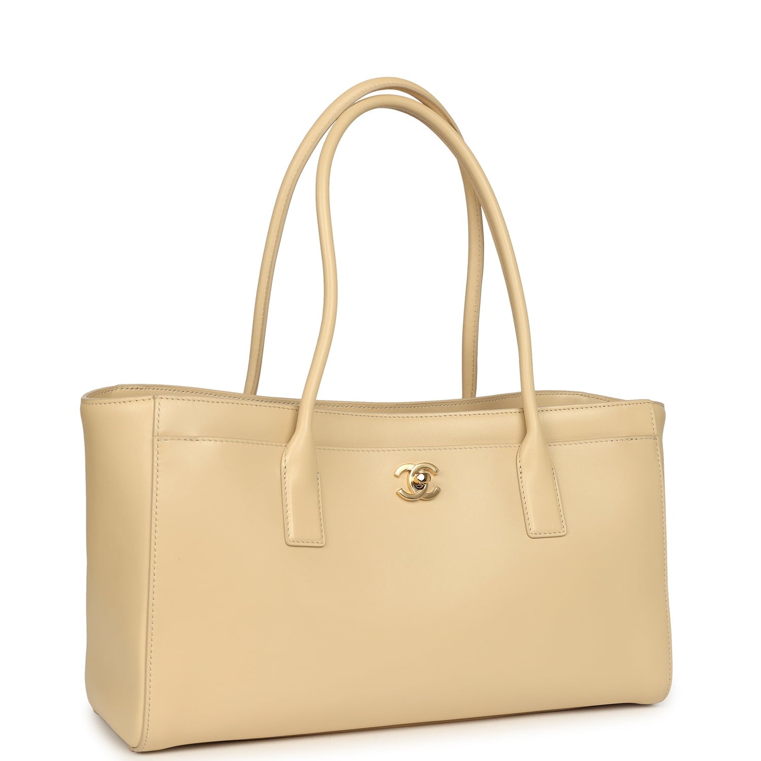 chanel-small-cerf-shopping-bag-beige-calfskin-gold-metal