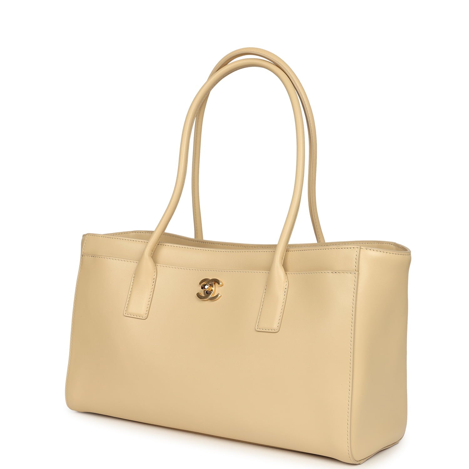 chanel-small-cerf-shopping-bag-beige-calfskin-gold-metal