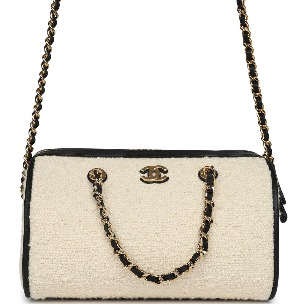 chanel-coco-beach-mini-timeless-classic-barrel-bag-with-chain-ecru-tweed-and-black-calfskin-gold-metal