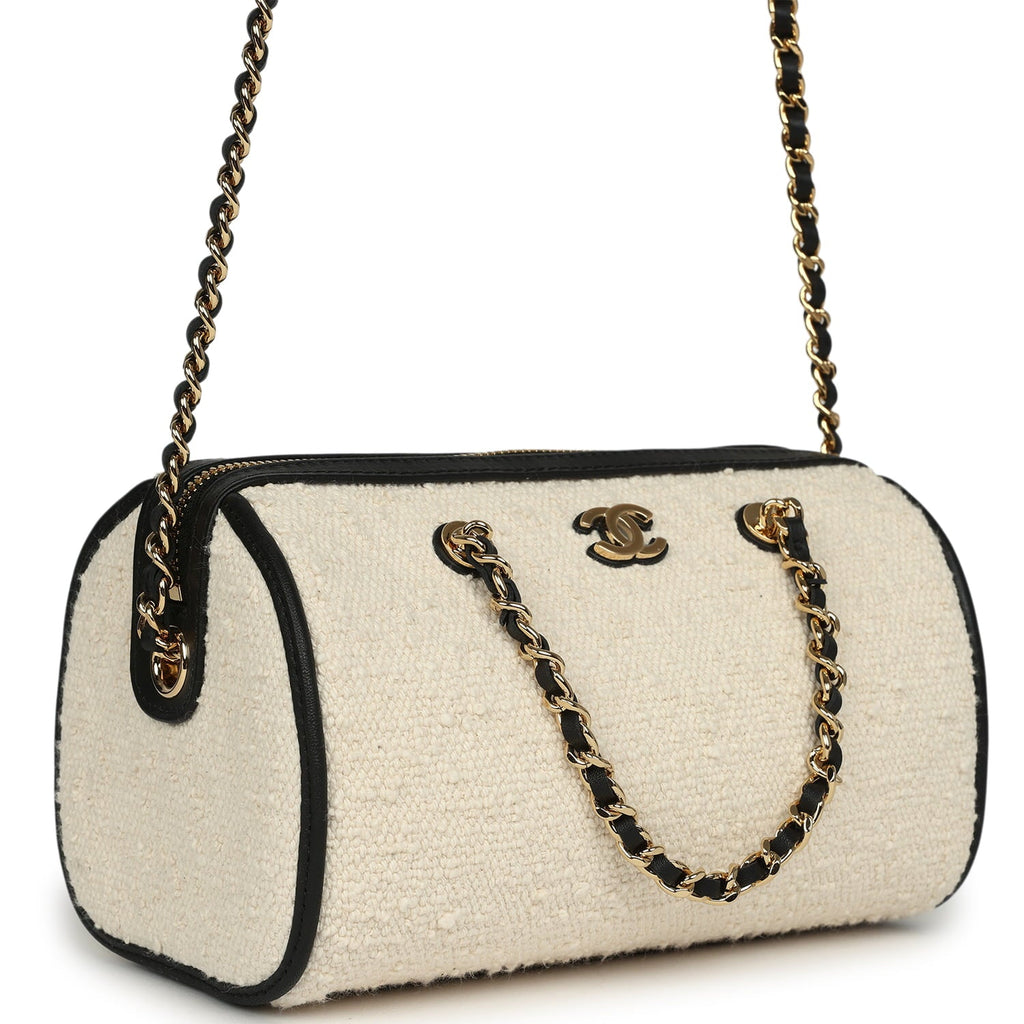 chanel-coco-beach-mini-timeless-classic-barrel-bag-with-chain-ecru-tweed-and-black-calfskin-gold-metal