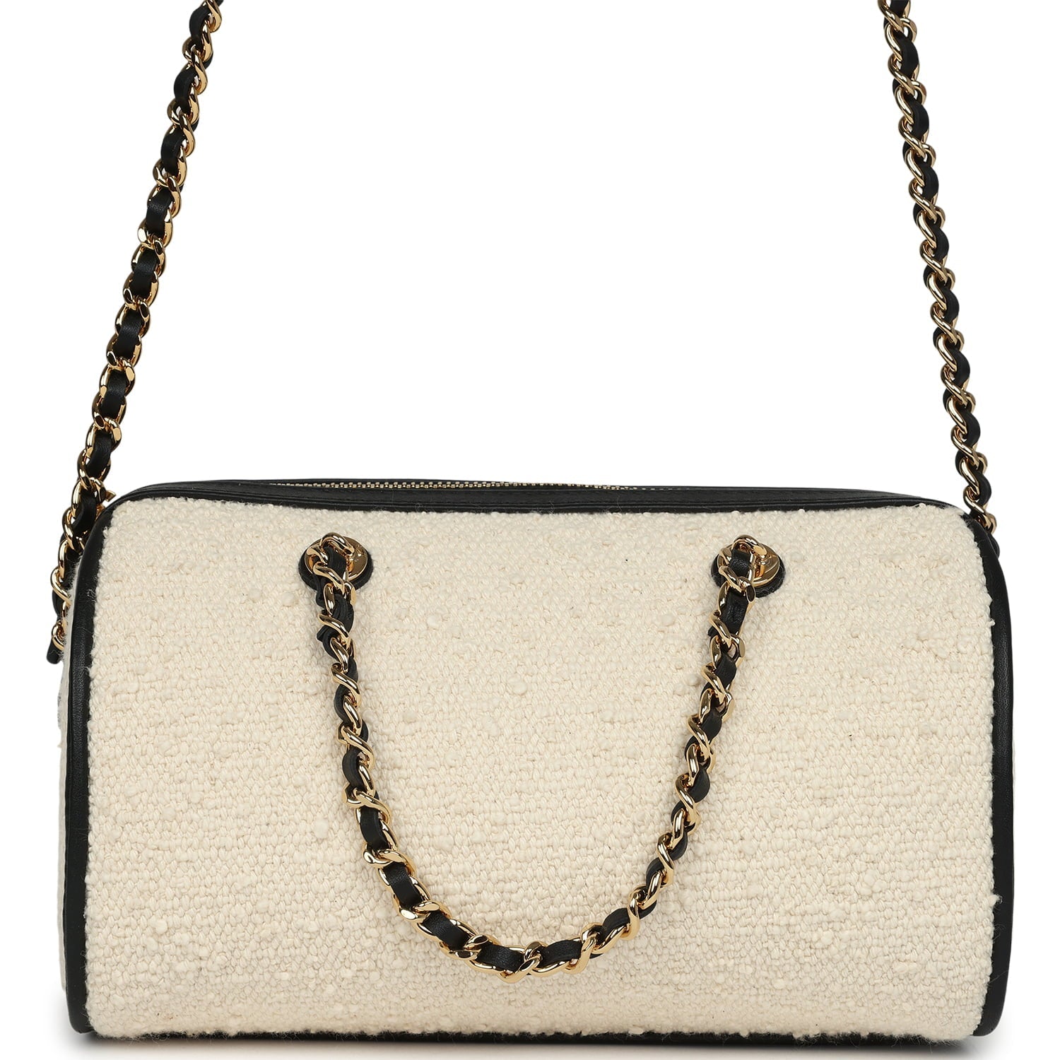 chanel-coco-beach-mini-timeless-classic-barrel-bag-with-chain-ecru-tweed-and-black-calfskin-gold-metal