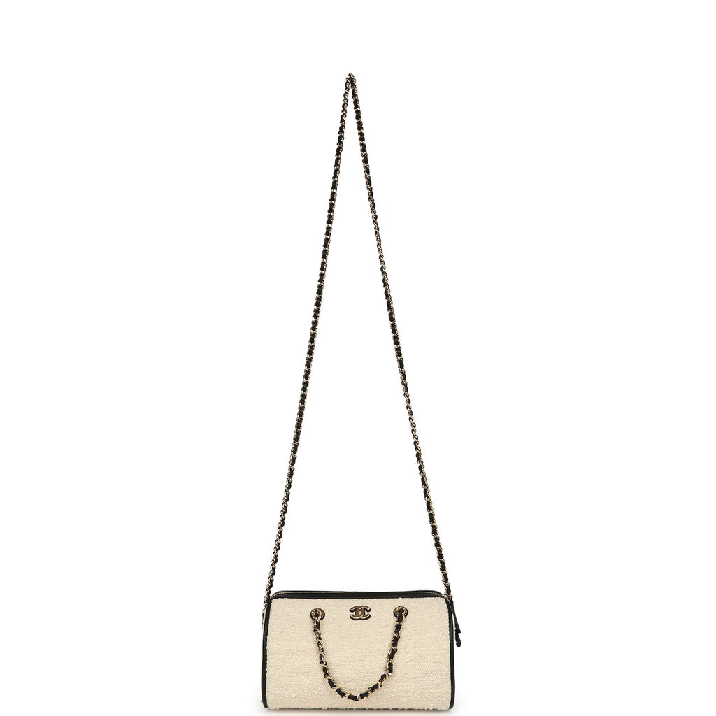 chanel-coco-beach-mini-timeless-classic-barrel-bag-with-chain-ecru-tweed-and-black-calfskin-gold-metal