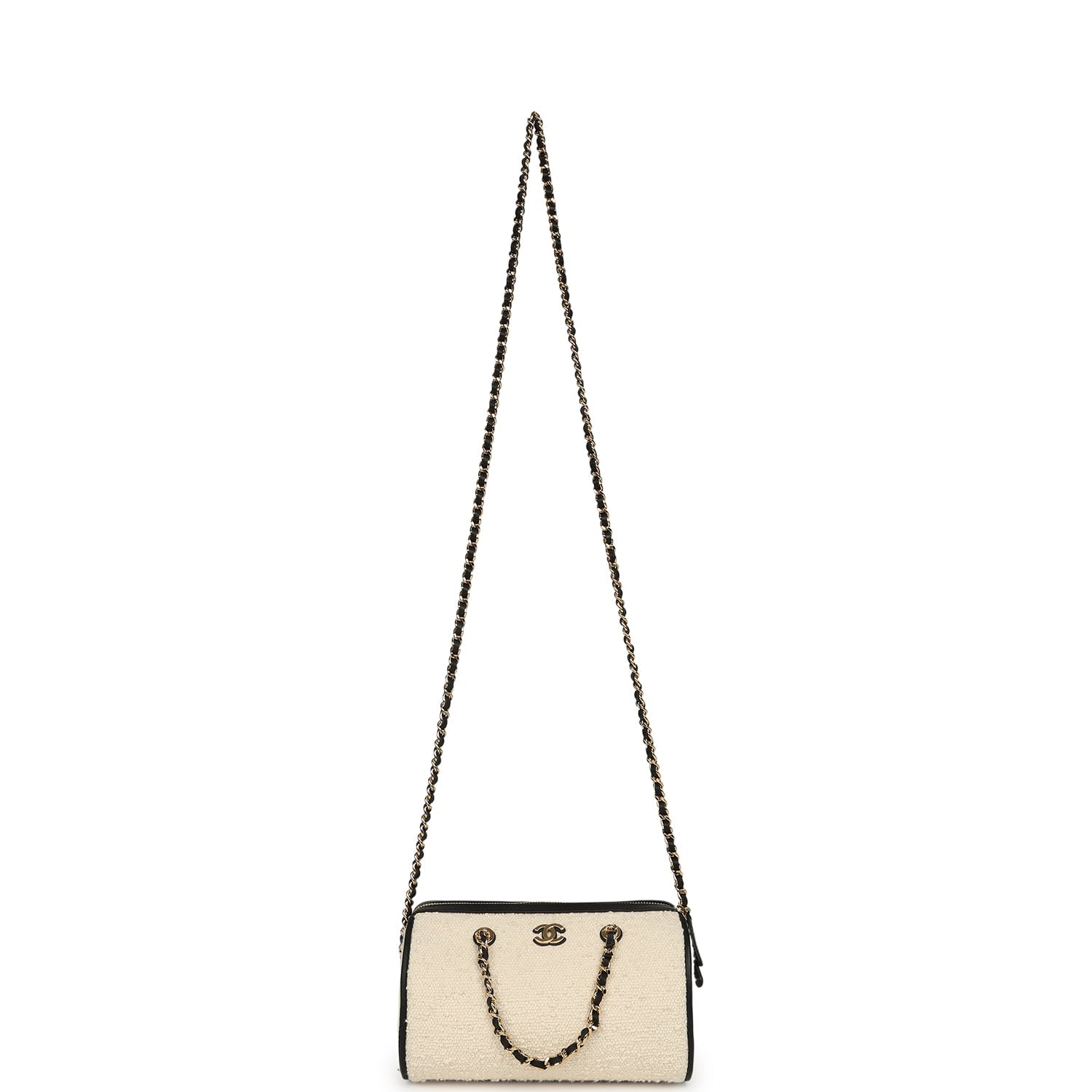 chanel-coco-beach-mini-timeless-classic-barrel-bag-with-chain-ecru-tweed-and-black-calfskin-gold-metal