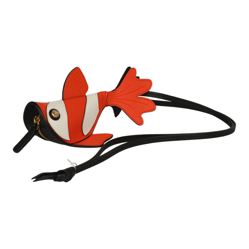 chanel-coco-beach-mini-clownfish-bag-charm-orange-white-black-lambskin-gold-metal