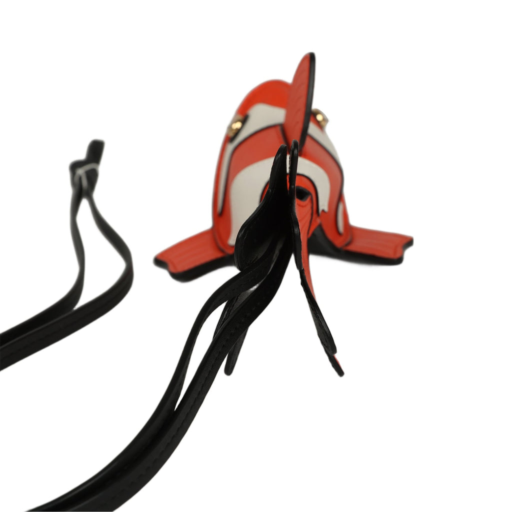 chanel-coco-beach-mini-clownfish-bag-charm-orange-white-black-lambskin-gold-metal