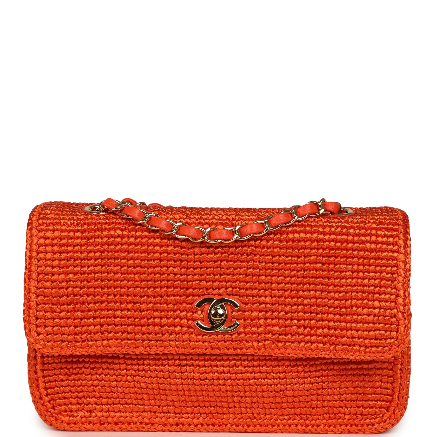 chanel-small-coco-beach-small-flap-bag-orange-braided-raffia-gold-metal