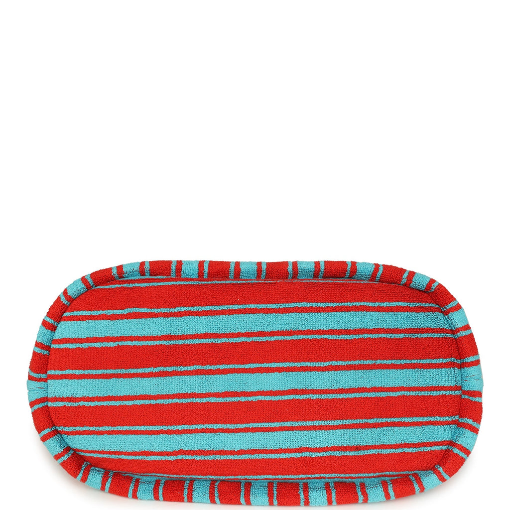 chanel-coco-beach-cc-striped-beach-tote-bag-towel-set-red-and-turquoise-terry-silver-metal