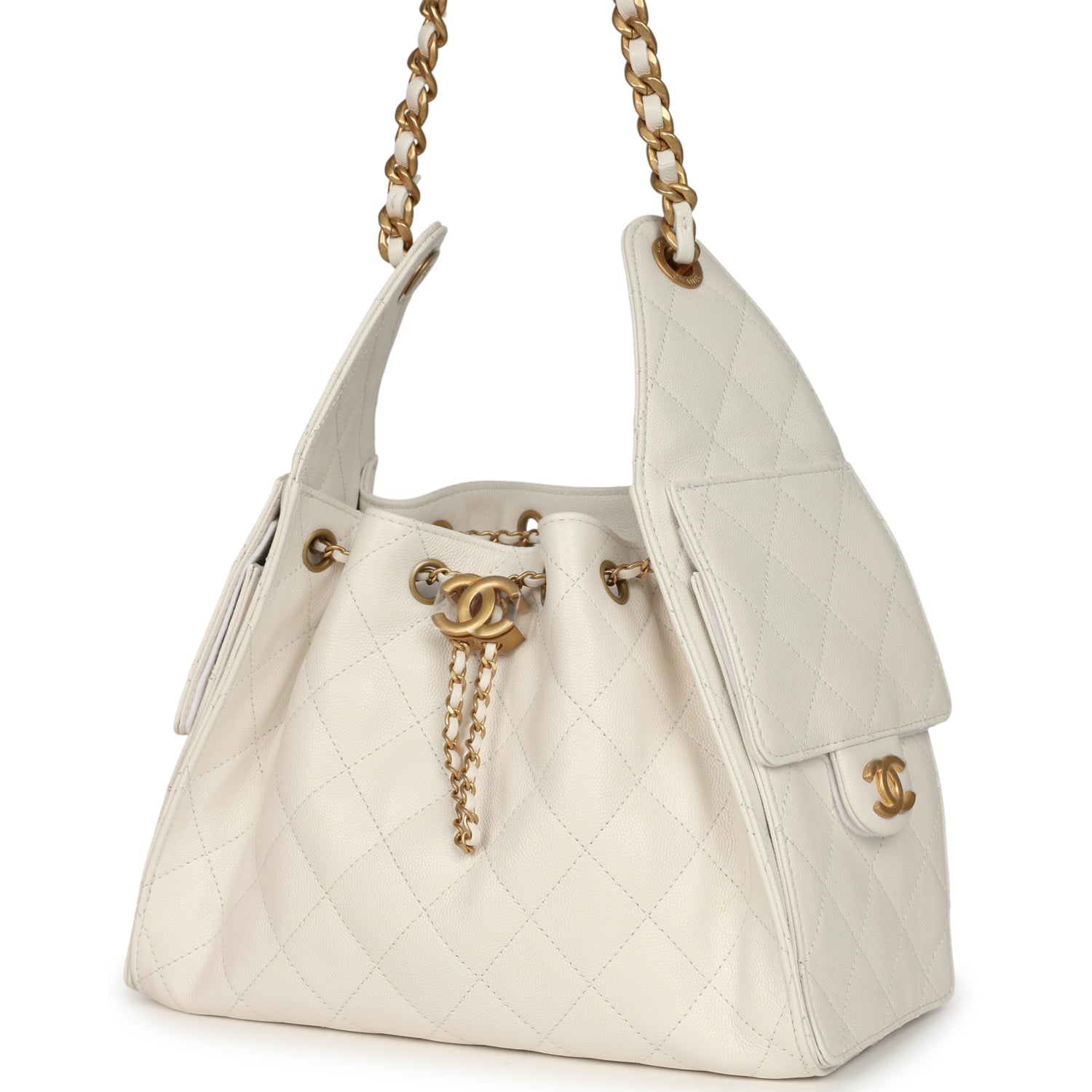 chanel-small-25-hobo-bag-white-caviar-antique-gold-metal-10