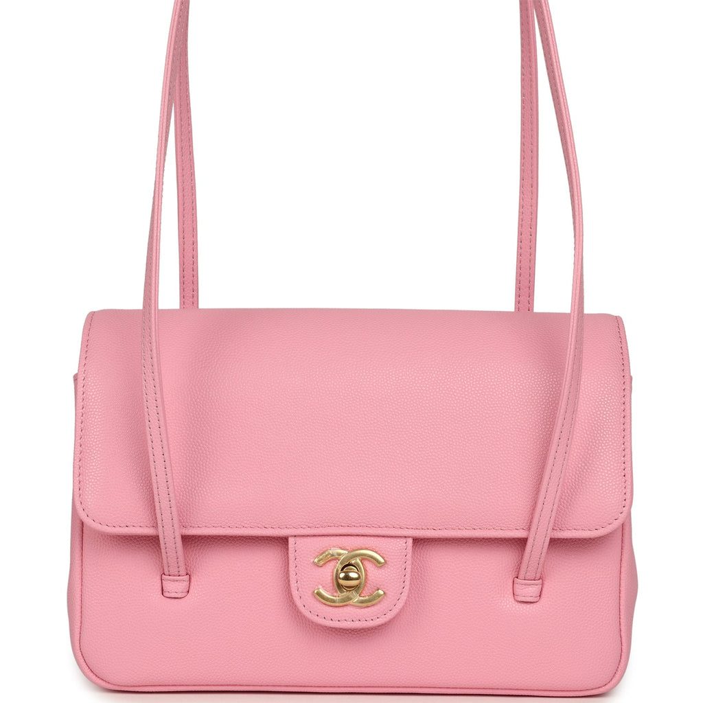 chanel-small-preppy-coco-flap-bag-pink-shiny-caviar-brushed-gold-metal