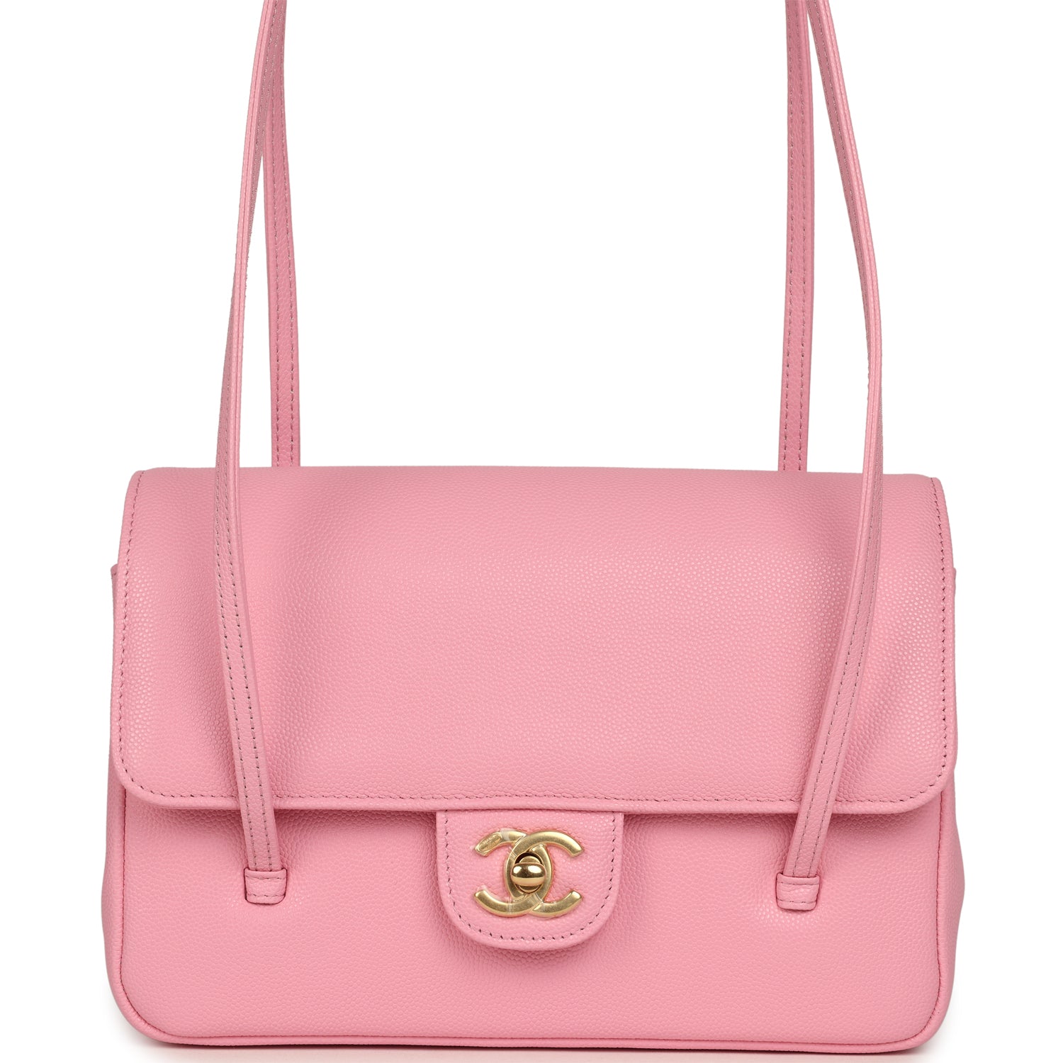 chanel-small-preppy-coco-flap-bag-pink-shiny-caviar-brushed-gold-metal