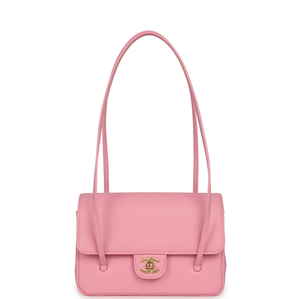 chanel-small-preppy-coco-flap-bag-pink-shiny-caviar-brushed-gold-metal