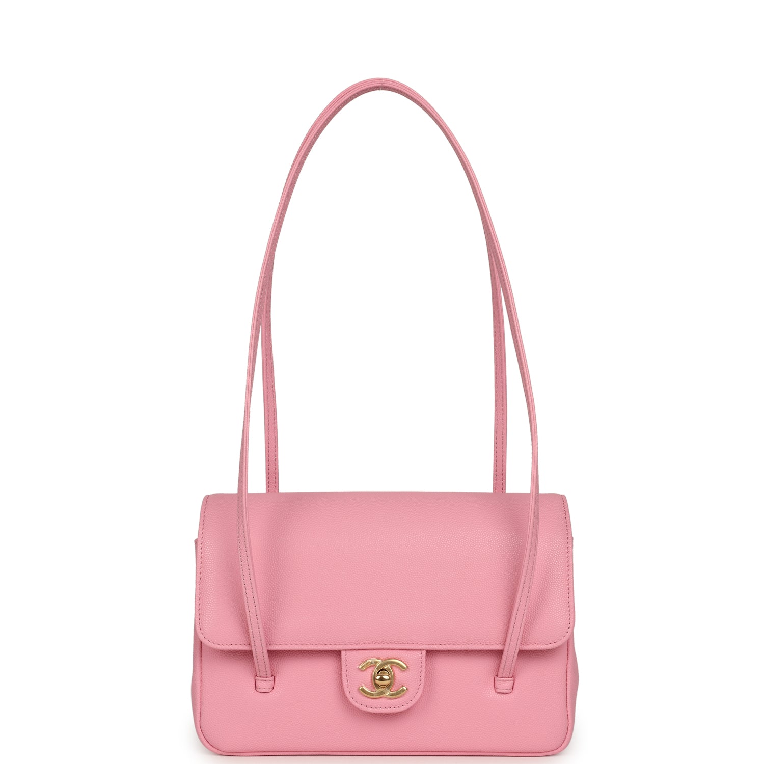 chanel-small-preppy-coco-flap-bag-pink-shiny-caviar-brushed-gold-metal