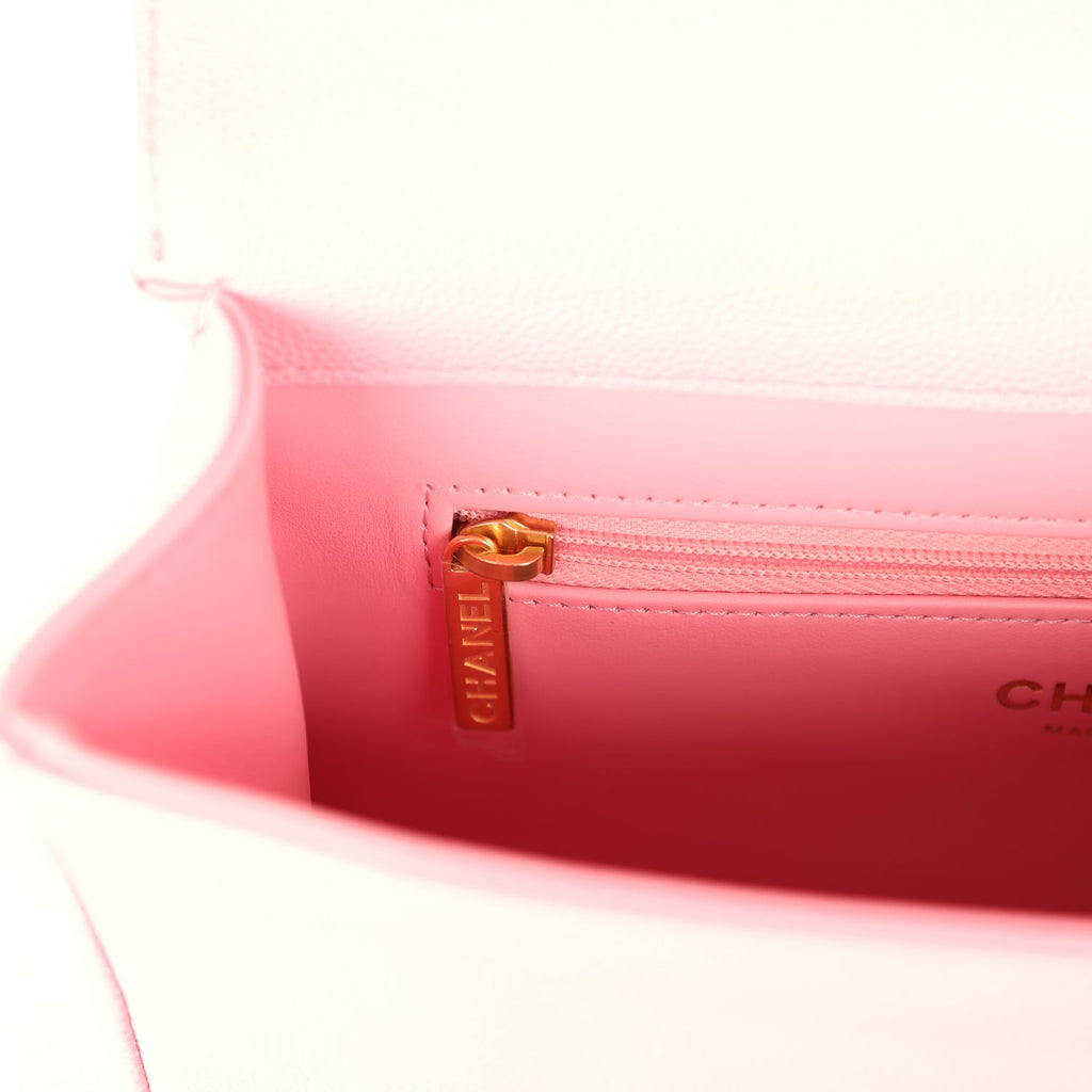 chanel-small-preppy-coco-flap-bag-pink-shiny-caviar-brushed-gold-metal