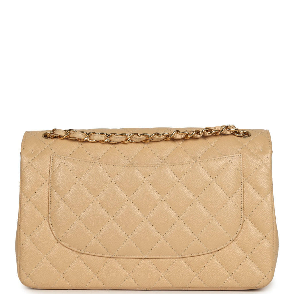 pre-owned-chanel-jumbo-classic-double-flap-bag-light-beige-caviar-gold-metal-2