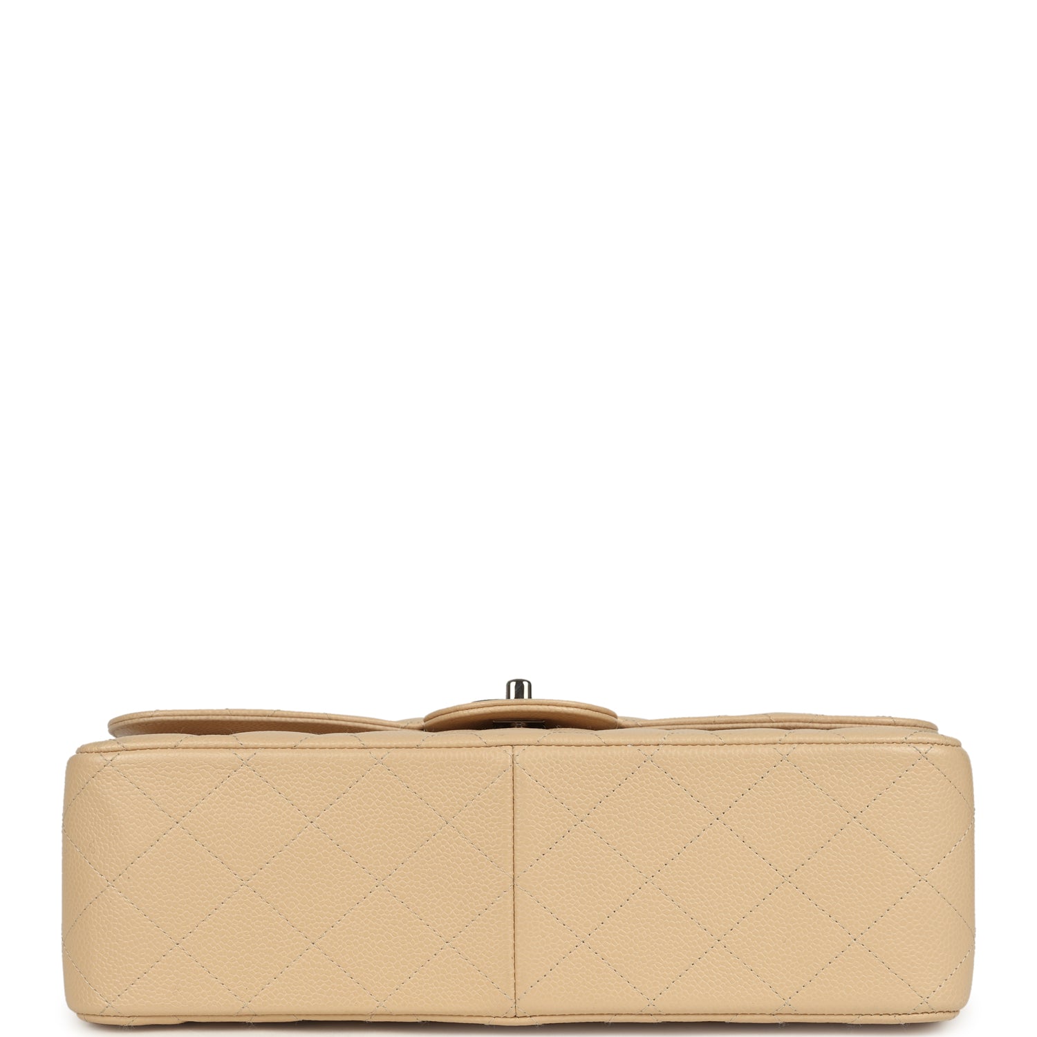 pre-owned-chanel-jumbo-classic-double-flap-bag-light-beige-caviar-silver-metal-1
